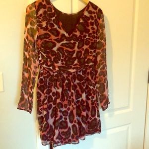 Rebecca Minkoff leopard dress